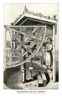 Celestial observation at the end of the 17th century