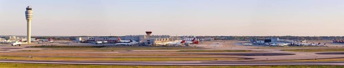 Terminals of Hartsfield-Jackson Airport Atlanta