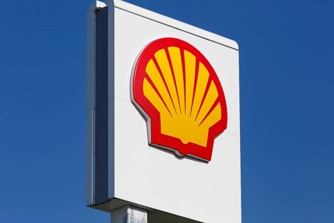 Shell logo symbol sign gas station petrol in Germany