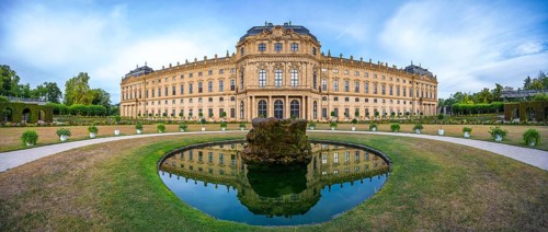Court Garden with Residence Palace