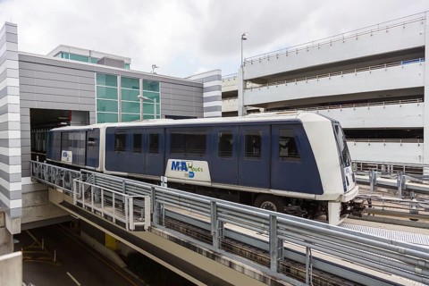 MIA People Mover at Miami Airport