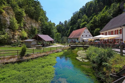 Wimsen mill on the course of the Ach river