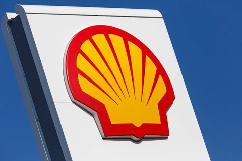 Shell logo symbol sign gas station petrol in Germany