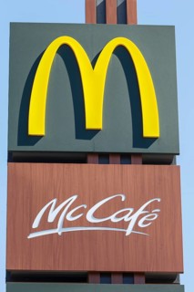 McDonalds Logo Symbol Sign McDonald's McCafe Cafe Restaurant Mc Donald's Mc Donalds in Germany