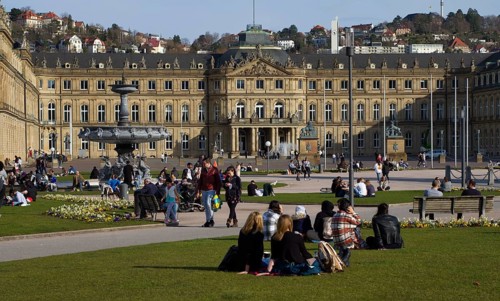 People enjoy spring despite pandemic