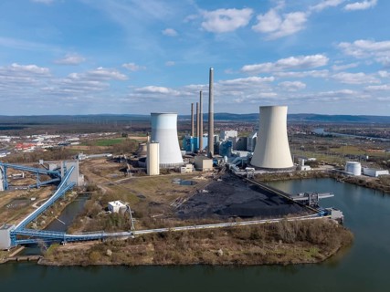 Staudinger steam power plant on the Main