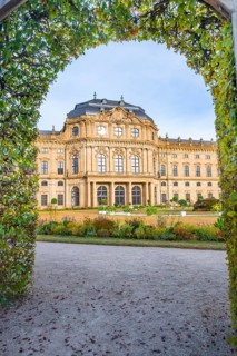 Court Garden with Residence Palace