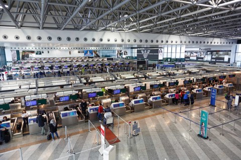 Terminal 1 of Malpensa Airport in Milan