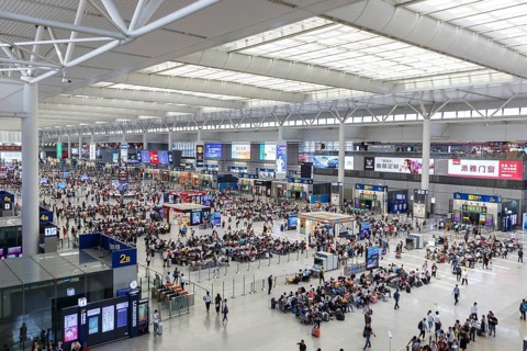 Hongqiao Railway Station Railway Station in Shanghai