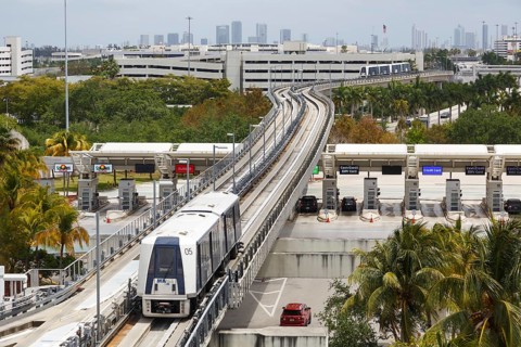 MIA People Mover at Miami Airport