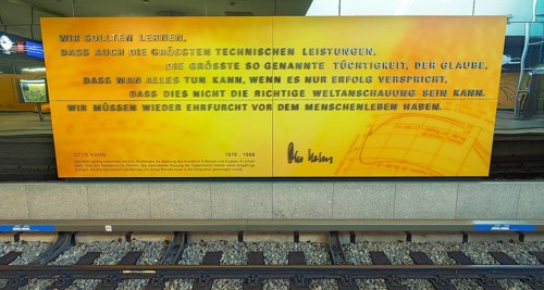 Panel with statement by Otto cock