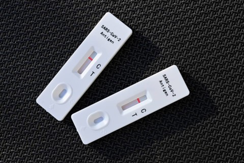 Two negative antigen rapid tests