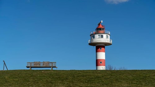 Lighthouse Steindeich near Kollmar