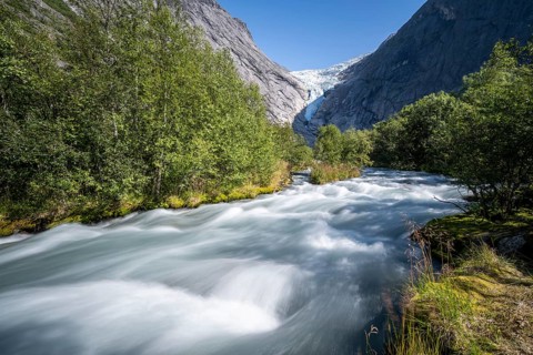 Briksdalselva River