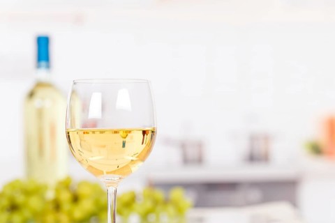 Wine white white wine white wine in glass with text free space Copyspace Copy Space