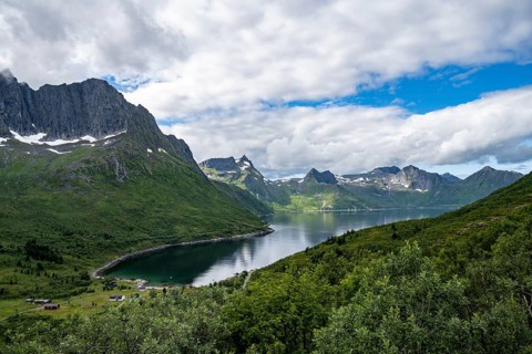 View from Bergsbotn viewing platform