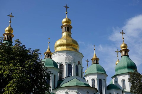 Golden Domes former Orthodox Church St. Sophia Cathedral