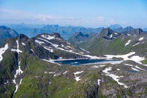 View of mountains