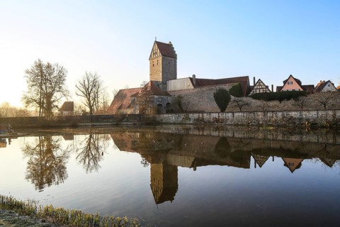Rothenburg Pond and Rothenburg Gate