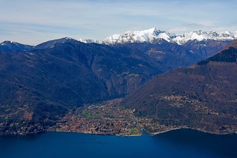 View of Cannobio from Monte Borgna