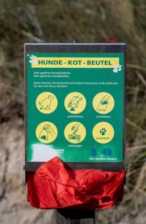 Dog excrement bag