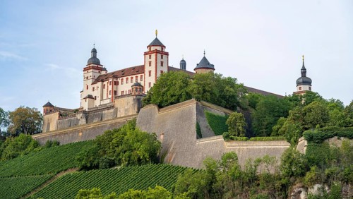 Marienberg Fortress on the hill
