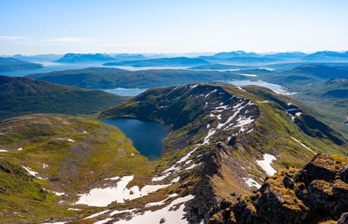 View summit of Grytetippen