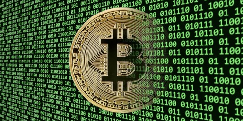 Bitcoin cryptocurrency online pay digital money cryptocurrency economy finance banner