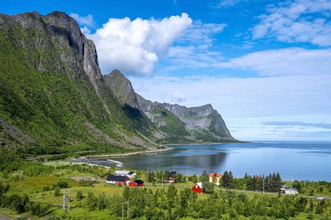 View from Bergsbotn viewing platform