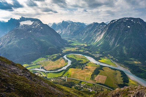 View from the hike Romsdalseggen