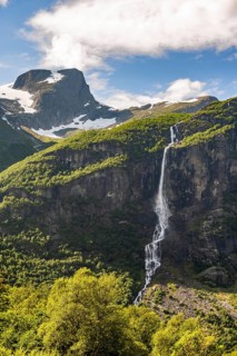 Waterfall on a cliff
