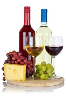 Wine cheese wines white wine red wine grapes grapes isolated exempted exempted