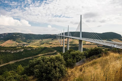 Motorway bridge over the Tarn