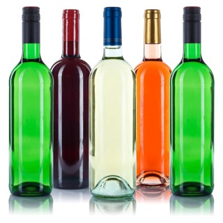 Wine Bottles Wine Bottles Colorful Collection Red Wine White Wine Rose Exempted