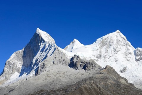 Mountain massif of Nevado Huandoy
