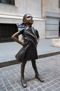 Bronze-Statue Fearless Girl