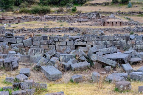 Inca ruins of Inti Watana