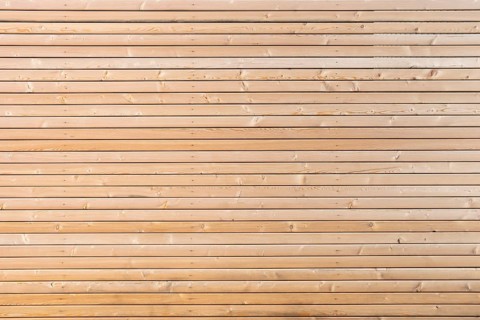 Board wall made of many narrow single boards