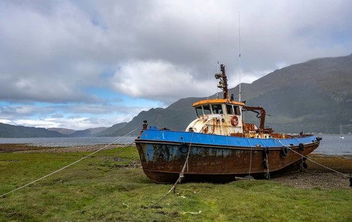 Verrostetes Schiffs Wrack