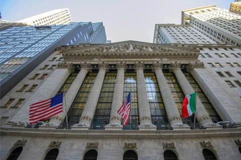 Gebaeude der New Yorker Boerse