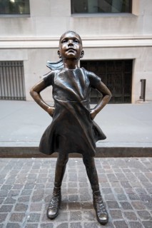 Bronze-Statue Fearless Girl