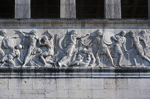 Greeks in battle