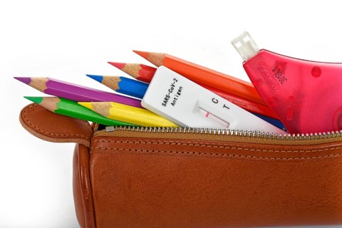 Symbolic image compulsory testing at schools