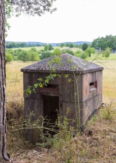 Former GDR border fortification at the inner-German border