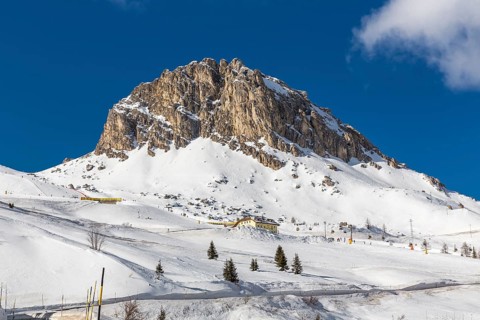 Ski area Belvedere at Sass Bece