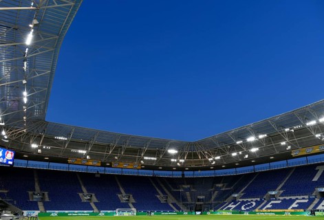 Overview interior of the PreZero Arena