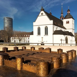 Model of the fort Divitia Deutz with Koelntriangle and Alt St. Heribert