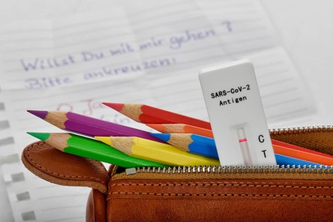 Symbolic image compulsory testing at schools