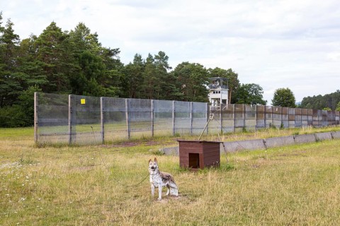 Former GDR border fortification at the inner-German border