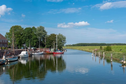 Sailing boats in the old harbour
